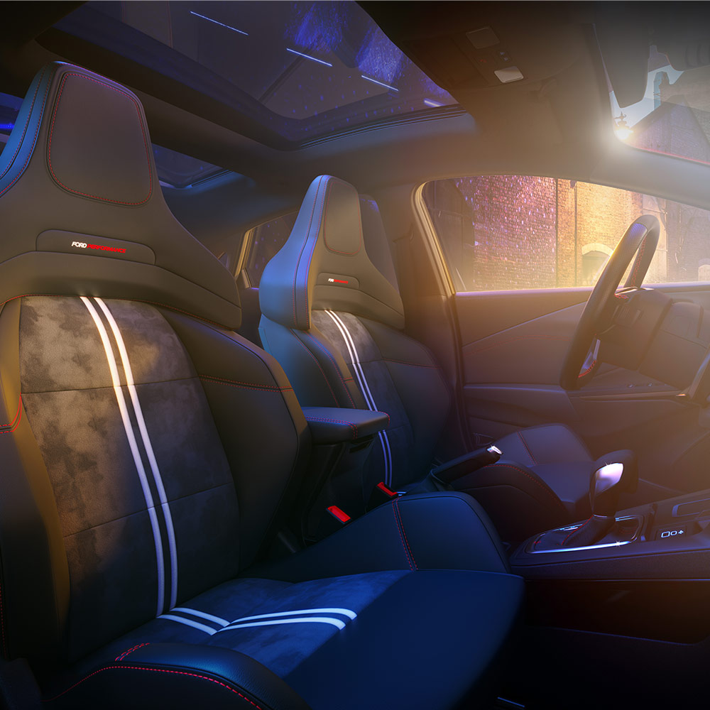 Sièges avant réglables de la Ford Puma