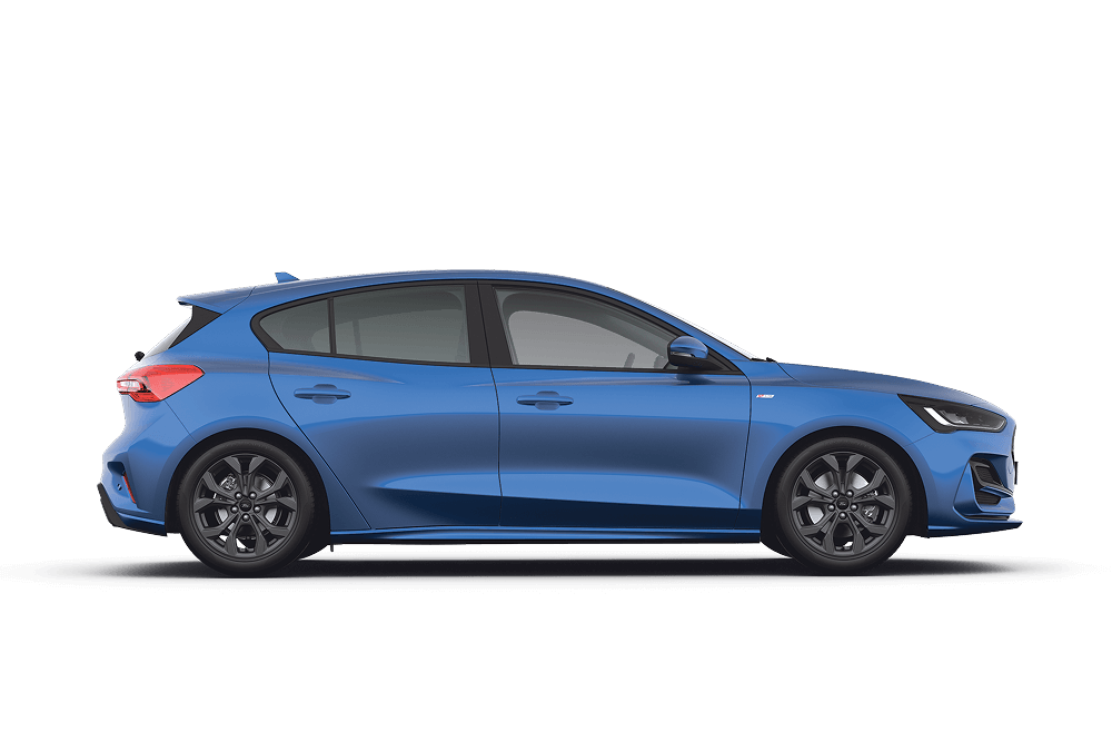 Vue de profil de la Ford Focus